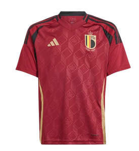 CAMISETA 1ª EQUIPACIÓN BÉLGICA EURO-24 JR