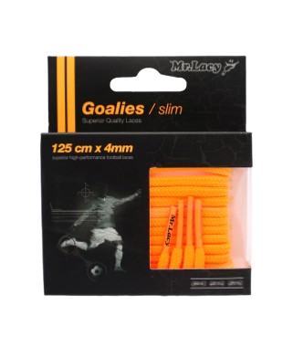 CORDONES PARA BOTAS DE FÚTBOL GOALIES SLIM NARANJA