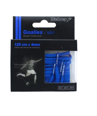 CORDONES PARA BOTAS DE FÚTBOL GOALIES SLIM AZUL