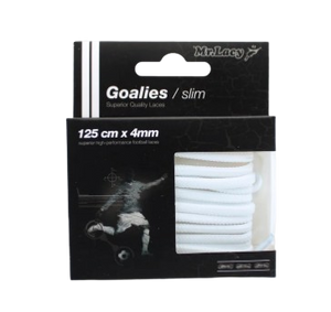 CORDONES PARA BOTAS DE FÚTBOL GOALIES SLIM BLANCO