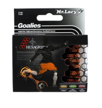 Load image into Gallery viewer, CORDONES PARA BOTAS DE FÚTBOL GOALIES NEGRO/NARANJA
