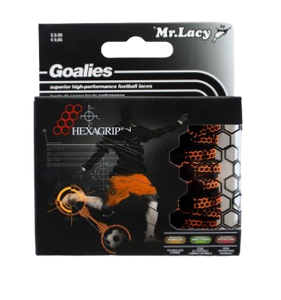 CORDONES PARA BOTAS DE FÚTBOL GOALIES NEGRO/NARANJA