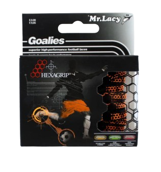 CORDONES PARA BOTAS DE FÚTBOL GOALIES NEGRO/NARANJA